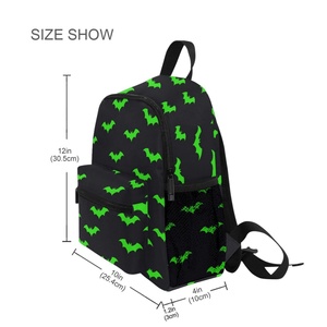 Hot Sales Custom Waterproof Backpack Trendy Cartoon Bats Print Anti Theft School Bags for College School Bag for Girls - Product Image 3