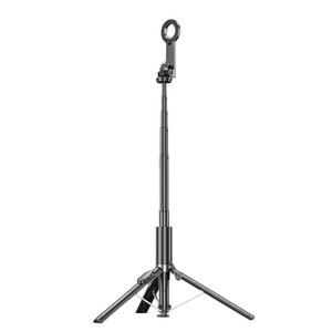 Nouveau style – Perche à selfie <span class=keywords><strong>Doudou</strong></span> en alliage d'aluminium à aspiration magnétique, trépied auto-ouvrant sur pied, extensible pour téléphone - Product Image 5