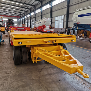 Remorque à plateau tournant TONGYA / Remorque complète de 20 pieds avec construction en acier au carbone, charge utile de 60 tonnes <span class=keywords><strong>pour</strong></span> freins - Product Image 2