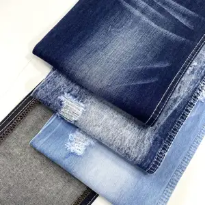 Jeans Industrial Denim Fabric for Work Wear Denim Indigo Tricot Knitted 2811 tela vaquera TWILL Polyester / Cotton 170