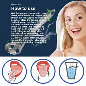 BONET TSR1064 Grattoir à Langue Double Face 100% Acier Inoxydable à Double Effet pour Nettoyer la Langue et Éliminer la Mauvaise Haleine - Product Image 4