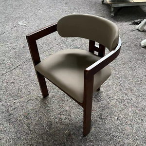 <span class=keywords><strong>Sedia</strong></span> da Pranzo Semplice in <span class=keywords><strong>Legno</strong></span> Massello Stile Italiano con Schienale Curvo Moderno, <span class=keywords><strong>Sedia</strong></span> da <span class=keywords><strong>Scrivania</strong></span> di Lusso Leggero con Imbottitura Morbida per Hotel, Casa e Trattative - Product Image 5