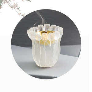 Plato Difusor de Aroma Creativo de Resina, Decoración para Mesa de Té y Escritorio de Oficina, Pequeño Difusor de Aroma para el Hogar - Product Image 5