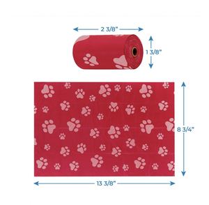 Sacs à déjections pour chiens et chats en plastique écologique, vente en gros, logo personnalisé imprimé, contrôle fort des odeurs, biodégradables, couleur personnalisée - Product Image 4