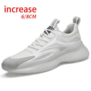 Nuove <span class=keywords><strong>scarpe</strong></span> da corsa da uomo invisibili da 8CM con <span class=keywords><strong>tacco</strong></span> basso <span class=keywords><strong>scarpe</strong></span> sportive Casual con fondo morbido traspirante in Mesh rivestimento <span class=keywords><strong>interno</strong></span> suola EVA - Product Image 1