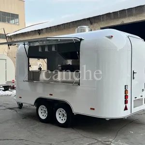 Chariot de restauration rapide pour hot-dogs, camion de cuisine mobile à vendre, prix d'usine, UE - Product Image 5