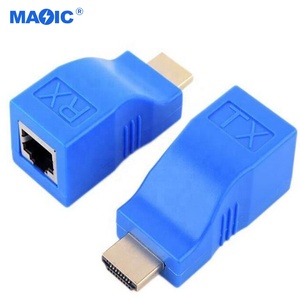 Khuyến Mãi Bộ Mở Rộng HDMI Full HD 1080P Màu Xanh Chuyển Đổi HDMI Sang <span class=keywords><strong>RJ45</strong></span> Cho Khoảng Cách Truyền 30M - Product Image 2