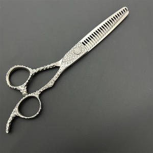 Tijeras de Peluquería CNC de Acero Inoxidable VG10 de 62 mm, Tijeras de Entresacar para Diestros, Uso Profesional, Tipo de Cuchilla Estándar - Product Image 2