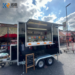 Remorque alimentaire certifiée CE pour kebab avec équipement de cuisine complet et grill vertical pour la vente commerciale de rue, <span class=keywords><strong>camion</strong></span> de restauration mobile - Product Image 3