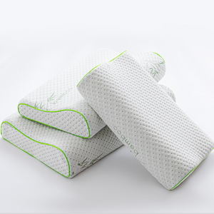 Bonne qualité mémoire mousse oreiller vague forme bambou pain oreiller pour hôtel maison lit - Product Image 2