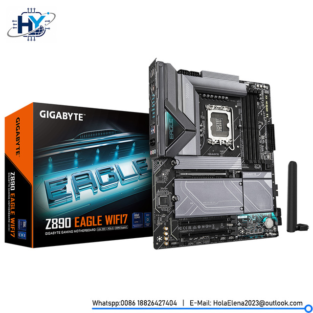 New Gigabyte Z890 Eagle WiFi7 ATX Gaming Motherboard LGA 1851 DDR5 Double Channel SATA Intel Core I7/i5/i3