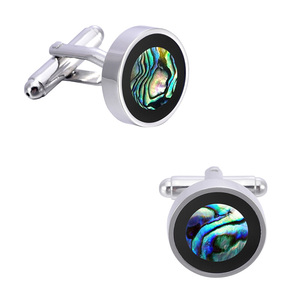 Bán Buôn Tùy Chỉnh Người Đàn Ông Của Thanh Lịch Mẹ Ngọc Trai Vỏ Khuy Măng Sét Phụ Kiện Thời Trang Cho Phù Hợp Với Áo Sơ Mi Cưới Tuxedo Hợp Thời Trang Đồ Trang Sức Quà Tặng - Product Image 3