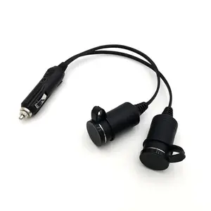 High Quality Car Cigarette Cable Accessories Female Car Cigarette Lighter Socket Plug For Home Use