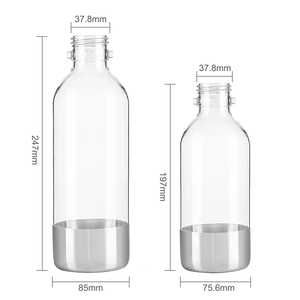 <span class=keywords><strong>Bouteille</strong></span> de sublimation de <span class=keywords><strong>soda</strong></span> transparente de 500ml 1000ml résistante à la haute pression sans BPA - Product Image 3
