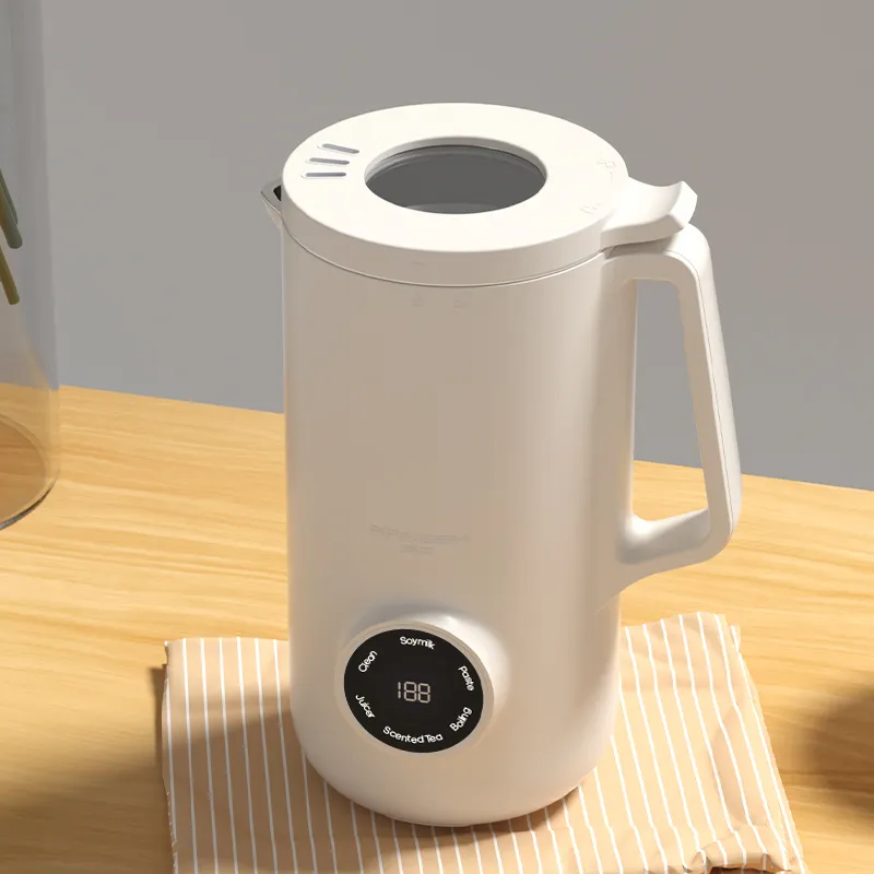 Çok fonksiyonlu elektrikli mutfak robotu bitki bazlı süt Blender soya süt makinesi badem fındık süt yapma makinesi