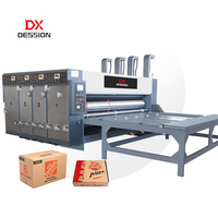 Machine à fabriquer des boîtes en carton semi-automatique, machine d'impression flexographique et de découpe rotative pour boîtes en carton ondulé
