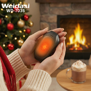 3000mAh Winter Mini Handwarmer Verwarmingskussen Type c Oplaadbare Handige Warmer Verwarming Zak Zwart Magnetische Elektrische Verwarming Warm - Product Image 1