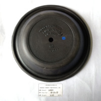 Diaphragme en caoutchouc EPDM noir 04-1010-54 pour pompe pneumatique à diaphragme Wilden de 1,5'' avec pression d'alimentation en air de 8,6 bars