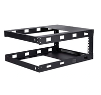 Rak Dinding Terbuka Open Frame Rack 19" Server Rack 6U 9U 12U SPCC Baja Canai Dingin 19" Braket Pemasangan Dinding