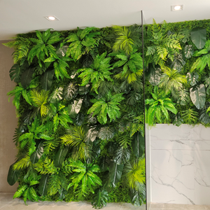 A-615 Personnalisé En Plastique Mur Vert Artificiel Plantes Panneaux Décoration Extérieure - Product Image 5