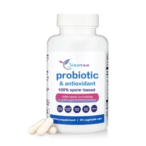 Supplément antioxydant probiotiques 100% soutien digestif et immunitaire à base de spores Probiotiques sans gluten