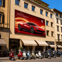 Écran LED DOOH extérieur lisible en plein soleil 6000 nits, 3840 Hz, haute fréquence de rafraîchissement, faible consommation, panneau LED fixe pour publicités commerciales en bord de route