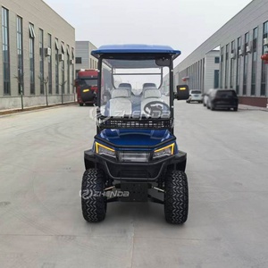 Carrito de Golf Eléctrico Azul al Mejor Precio, 8 Asientos, Personalizable, Carrito de Golf Eléctrico Utilitario en Miniatura - Product Image 6