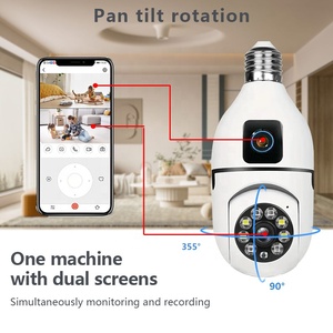 V380 Pro 4MP PTZ Ống Kính Kép Wifi Máy Ảnh Hai Mặt Âm Thanh Xoay Góc Ghi Âm Với Thẻ SD 360 Độ Tầm Nhìn Ban Đêm - Product Image 5