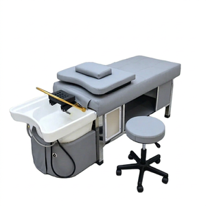 KISEN Lujosa Cama de Masaje Tailandés con Circulación de Agua y Lavabo Spa para Salón de Belleza y Uso Exterior - Cuero PU y Acero Inoxidable - Product Image 1