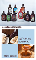 Anran Vente en gros Sauce à la myrtille classique crémeuse et veloutée Prête à l'emploi pour le café, les boissons, le thé au lait, la crème glacée, correspondance parfaite