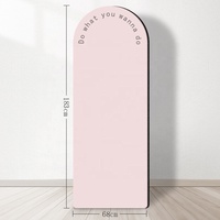 Tapis de yoga écologique Sansd en PU rose avec logo personnalisé, imperméable, en caoutchouc, logo personnalisé, antidérapant, ovale, incurvé, tapis de yoga