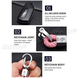 Gel Car Key Cover for Volkswagen Golf 8 Mk8 2020 Skoda Octavia 3 Buttons Smart Keyless Remote <b>Control</b> Cases Keychain <b>Holder</b> - Product Image 6