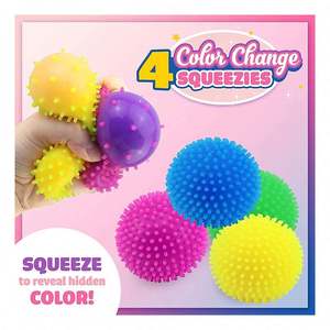 Wholesale Squishy Toys Custom for Sensory Play Stress Relief Squishy <b>Ball</b> with Spikes Sensory Squishy Toy Panda - Product Image 5