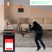 Kit de système de sécurité domestique sans fil Tuya Smart 4G WIFI antivol Détecteur de porte Détecteur PIR Système d'alarme antivol