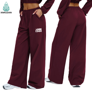 بنطلون رياضي واسع الساق مع جيوب للحماية من الشمس، مناسب لركوب الدراجات في الهواء الطلق والمشي لمسافات طويلة والارتداء اليومي للنساء. - Product Image 1