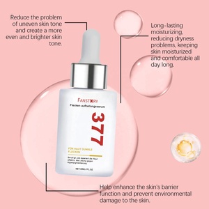 Meilleurs soins de la peau de marque privée Organique Arbutine Niacinamide Sérum facial hydratant blanchissant à 377 points noirs - Product Image 4