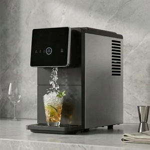 2 in 1 <b>Countertop</b> Nugget <b>Ice</b> <b>Maker</b> Water Dispenser 15kg Automatic Stainless Steel Low Noise Energy Saving Smart Touch Commercial - Product Image 4