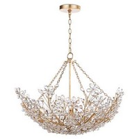 Lustre en cristal doré islamique ANNO, éclairage personnalisé pour la grande mosquée