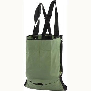 Échantillon gratuit : Tablier de cueillette de fruits, vert, double boucle, en polyester 600D, réglable, pour la récolte et le jardinage - Product Image 2
