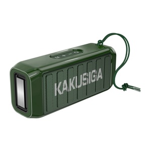 Kakusiga <b>Bluetooth</b> Speaker Green KSC-606 With AUX USB SD <b>Card</b> FM Radio Portable Outdoor Use - Product Image 1