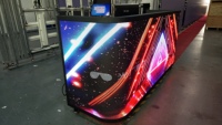 Écran LED de réception P2.5mm, résolution 4K, haute luminosité, flexible, affichage LED intérieur pour DJ, prend en charge l'affichage couleur