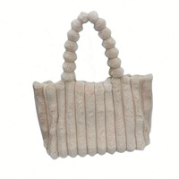 Bolsos de Moda Otoño-Invierno para Estudiantes Universitarias 2026, Bolsos Tote de Gran Capacidad, Bolsos de Hombro de Alta Gama con Peluche