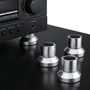 Soportes de Audio Yivo Hifi, Almohadillas Antivibración para <span class=keywords><strong>Altavoces</strong></span> y Amplificadores, Base Ajustable en Altura, <span class=keywords><strong>Soporte</strong></span> Profesional para <span class=keywords><strong>Altavoces</strong></span> - Product Image 1