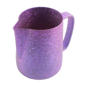 Jarra Espumadora de Leche de Titanio Portátil, Capacidad de 350 ml, Escala de Medición Transparente en el Interior - Product Image 6