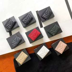 Portacarte di Credito e Mini Portafoglio da <span class=keywords><strong>Donna</strong></span> in PU con Ciondoli a Fiore, Adatto anche per Portafogli da Uomo o <span class=keywords><strong>Porta</strong></span> <span class=keywords><strong>Carte</strong></span> - Product Image 1