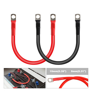 CNSPEED 5AWG Battery <b>Charging</b> <b>Cable</b> 16mm Ring Terminals Copper Wire Silicone Sheathed For Car Audio Power Connection - Product Image 3
