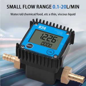 Cavitt K24 Micro Turbine <span class=keywords><strong>Flow</strong></span> <span class=keywords><strong>Meter</strong></span> Liquid Gear <span class=keywords><strong>Meter</strong></span> 1/2 Inch External Thread High Pressure Aluminum Alloy 1-15 L/min 20mm. - Product Image 4