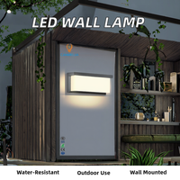 Lampu Dinding LED pintar SKD dengan Sensor Radar, suku cadang lampu luar ruangan tahan air IP65