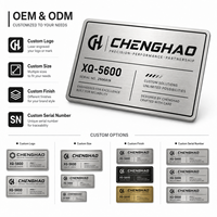 Tarjetas de Visita Metálicas con Logotipo de Marca Personalizado al por Mayor, Placa de Identificación Grabada con Láser, Placa de Aluminio Impermeable