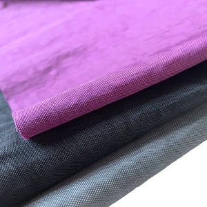 420D 400D Nylon Tecido <span class=keywords><strong>PU</strong></span> Revestimento 100% Poliéster-Oxford <span class=keywords><strong>Material</strong></span> Lavado Crinkle Crepe Padrão Impermeável Casual Sacos Tecidos - Product Image 5